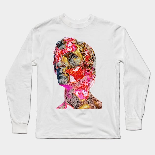 POETIC PORTRAIT Long Sleeve T-Shirt by gigigvaliaart